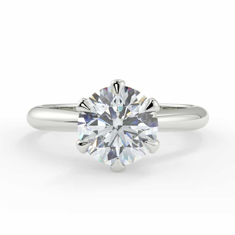 Amor 6 griffes - Or blanc category