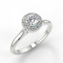 Lucia - Diamant 0.30 carat - Or blanc category