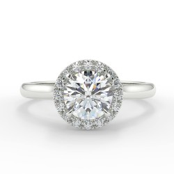 Lucia - Diamant 0.70 carat - Or blanc category