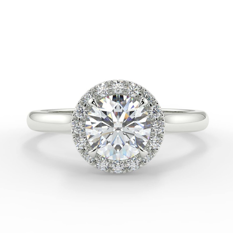Lucia - Diamant 0.70 carat - Or blanc category