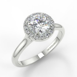 Lucia - Diamant 0.70 carat - Or blanc category
