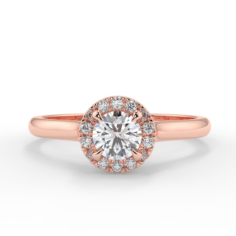Lucia - Diamant 0.30 carat - Or rose category
