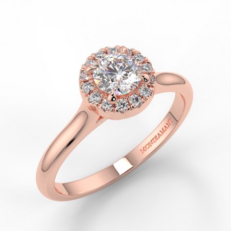 Lucia - Diamant 0.30 carat - Or rose category