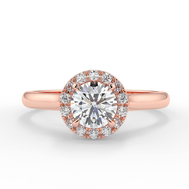 Lucia - Diamant 0.50 carat - Or rose category