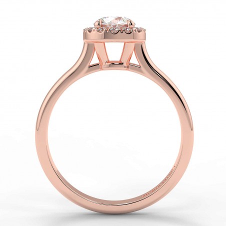 Lucia - Diamant 0.50 carat - Or rose category