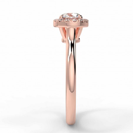 Lucia - Diamant 0.50 carat - Or rose category
