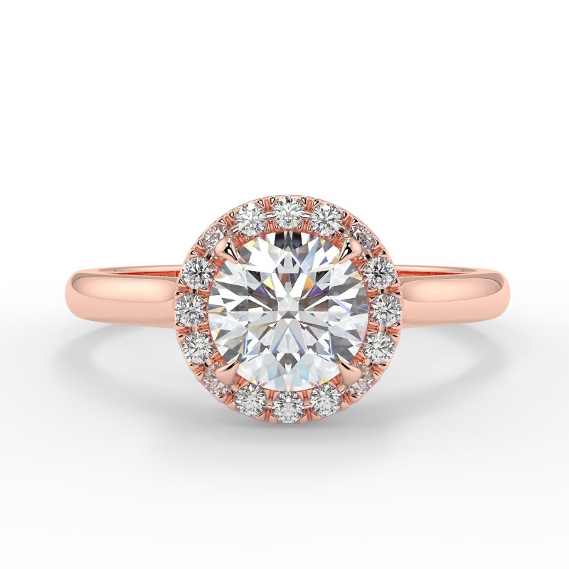 Lucia - Diamant 0.70 carat - Or rose category