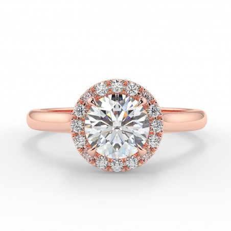Lucia - Diamant 0.70 carat - Or rose category
