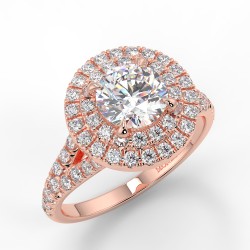 Olivia - Diamant 0.70 carat - Or rose category