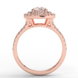 Olivia - Diamant 0.70 carat - Or rose category