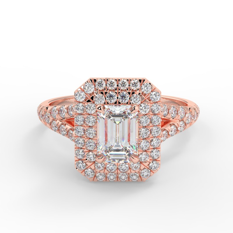 Clara - Diamant 0.50 carat - Or rose category
