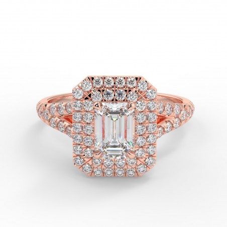 Clara - Diamant 0.50 carat - Or rose category