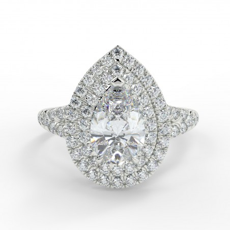 Pamela - Diamant 1.00 carat - Or blanc category