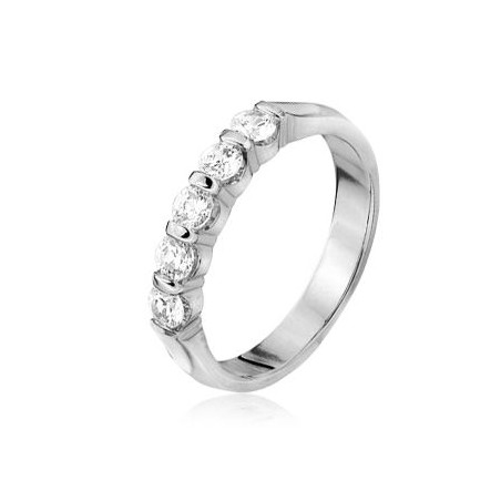 Demi - Alliance 5 Diamants Barrette 0.50 carat category