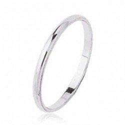 Demi-Jonc - Pénélope 2mm Or blanc category