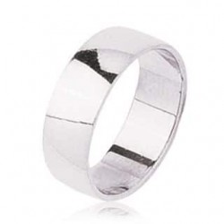 Demi Jonc Bombé - Jessica 6mm Or blanc category