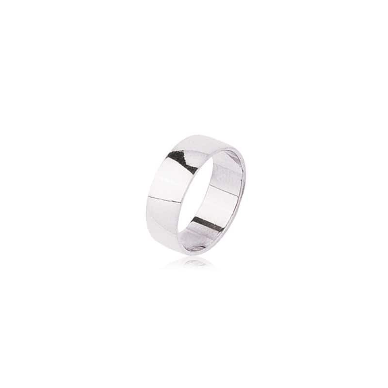 Demi Jonc Bombé - Jessica 6mm Or blanc category