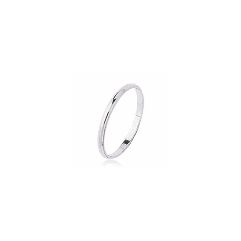 Demi-Jonc - Pénélope 2mm Or blanc category