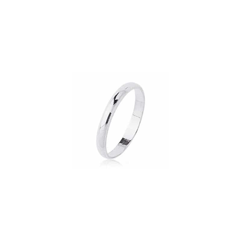 Demi-Jonc - Pénélope 2.5mm Or blanc category