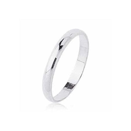 Demi-Jonc - Pénélope 2.5mm Or blanc category