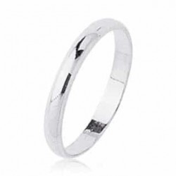 Demi-Jonc - Pénélope 3mm Or blanc category
