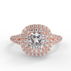 Eva - Diamant 0.70 carat - Or rose category