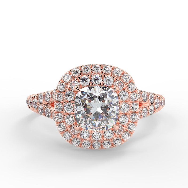 Eva - Diamant 0.70 carat - Or rose category