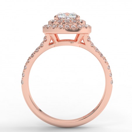 Eva - Diamant 0.70 carat - Or rose category