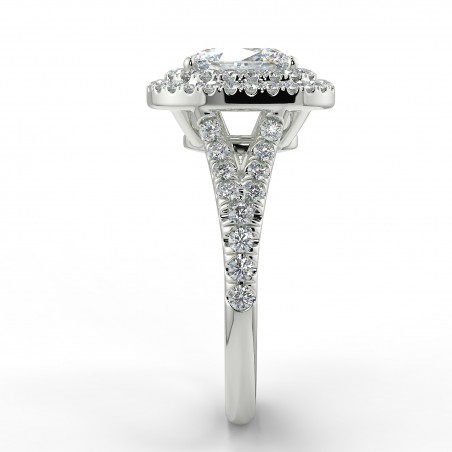 Sabrina - Diamant 0.70 carat - Or blanc category