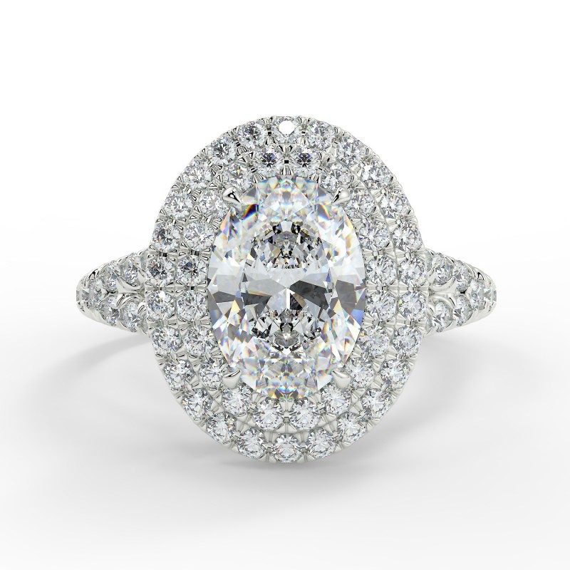 Sabrina - Diamant 1.00 carat - Or blanc category