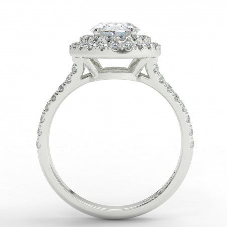Sabrina - Diamant 1.00 carat - Or blanc category
