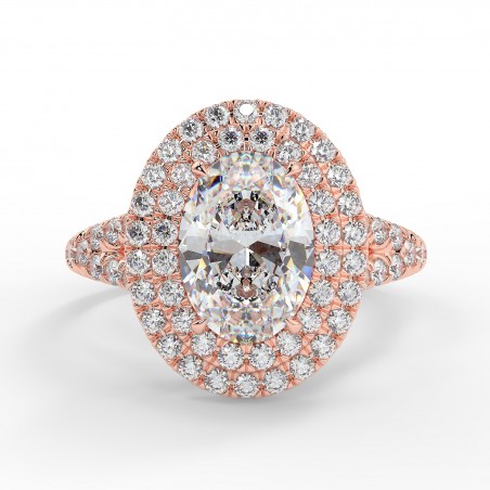 Sabrina - Diamant 1.00 carat - Or rose category