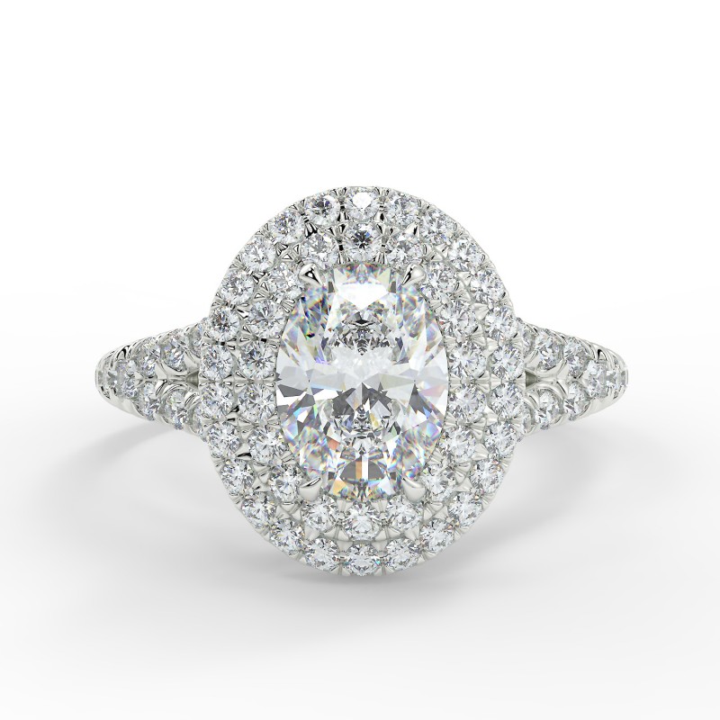 Sabrina - Diamant 0.70 carat - Platine category