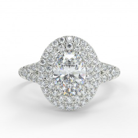Sabrina - Diamant 0.70 carat - Platine category