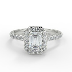 Gloria - Diamant 0.50 carat - Or blanc category