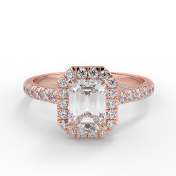 Gloria - Diamant 0.70 carat - Or rose category