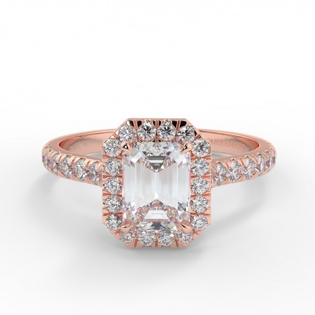 Gloria - Diamant 0.70 carat - Or rose category