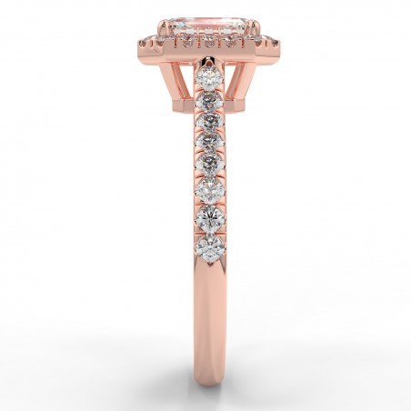 Gloria - Diamant 0.70 carat - Or rose category