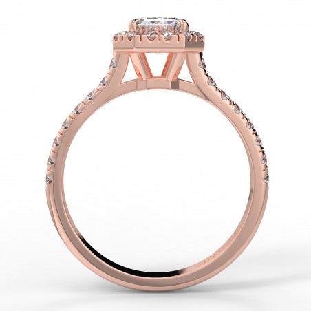 Gloria - Diamant 0.70 carat - Or rose category