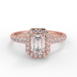 Gloria - Diamant 0.50 carat - Or rose category
