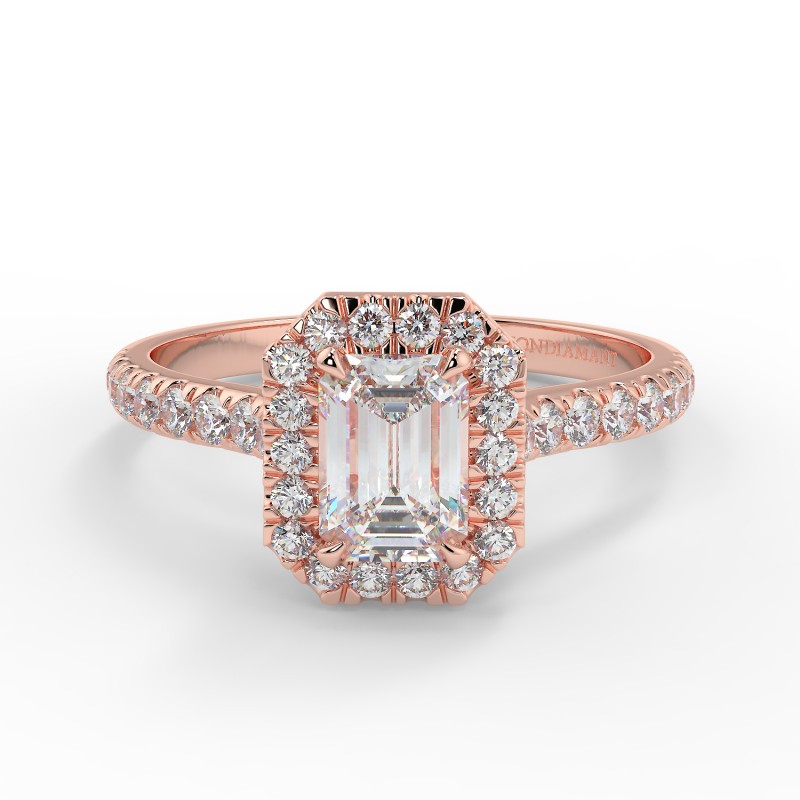 Gloria - Diamant 0.50 carat - Or rose category