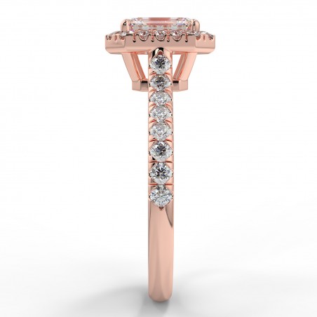 Gloria - Diamant 0.50 carat - Or rose category