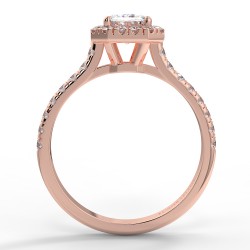 Gloria - Diamant 0.50 carat - Or rose category