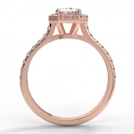 Gloria - Diamant 0.50 carat - Or rose category