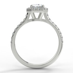 Gloria - Diamant 0.50 carat - Platine category