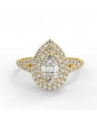 Pamela or jaune - Bague de fiançailles diamant - MonDiamant