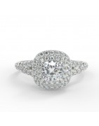 Eva Platine - Bague de fiançailles diamant - MonDiamant