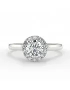 Lucia platine - Bague de fiançailles diamant - MonDiamant