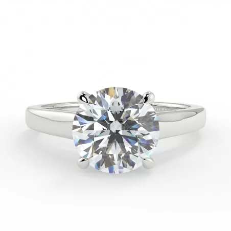 Elle Rond - Or blanc