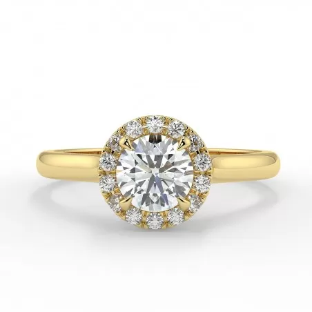 Lucia - Diamant 0.50 carat - Or jaune